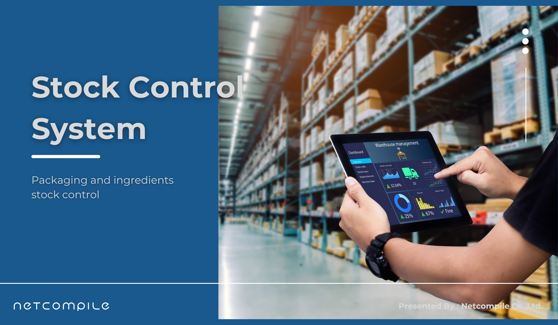 ระบบควบคุมจัดการคลังวัตถุดิบ บริษัท น้ำตาลมิตรผล จำกัด